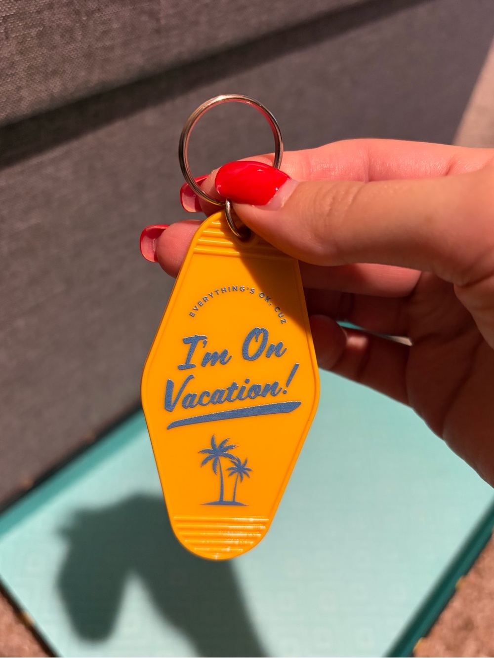Good Mythical Morning I’m On Vacation Hotel Keychain